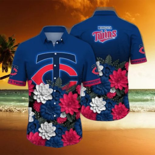 Minnesota Twins MLB Flower Hawaii Shirt And Tshirt For Fans