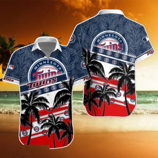 Minnesota Twins MLB Hawaiian Shirt Palm Trees Pattern New Design For Fans