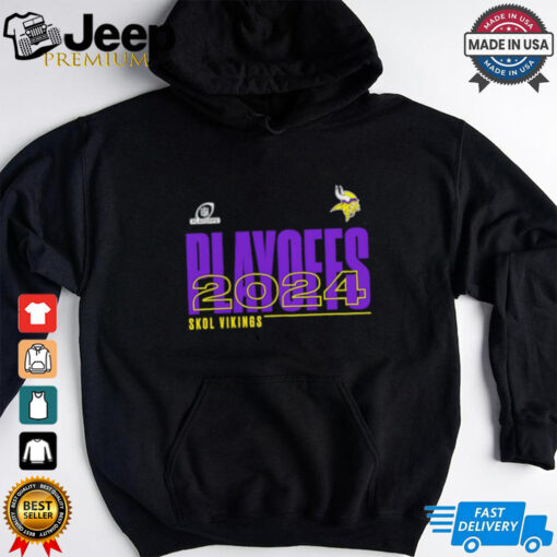 Minnesota Vikings 2024 NFL Playoffs Skol Vikings logo shirt
