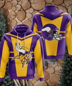 Minnesota Vikings 3D Printed Hoodie