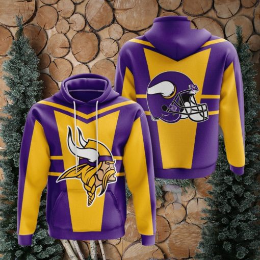 Minnesota Vikings 3D Printed Hoodie