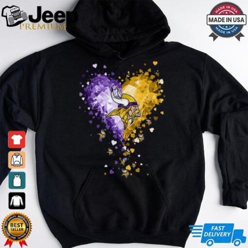 Minnesota Vikings Broken Heart Shirt