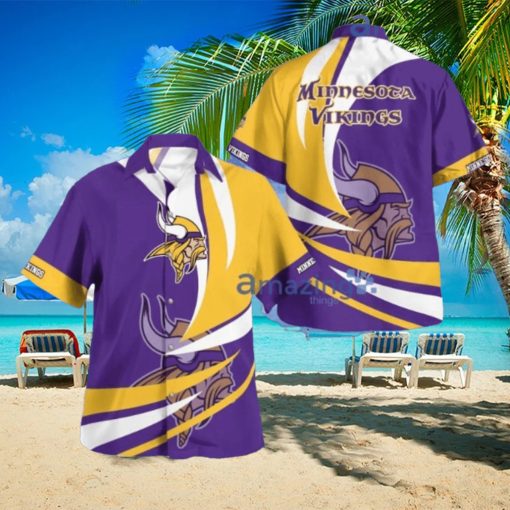 Minnesota Vikings Classic Fashion Button Up Hawaiian Shirt