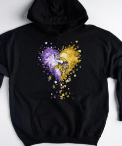 Minnesota Vikings Crystal Heart Shirt