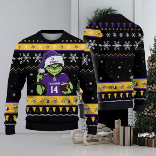 Minnesota Vikings Custom Chrismas Ugly Sweater