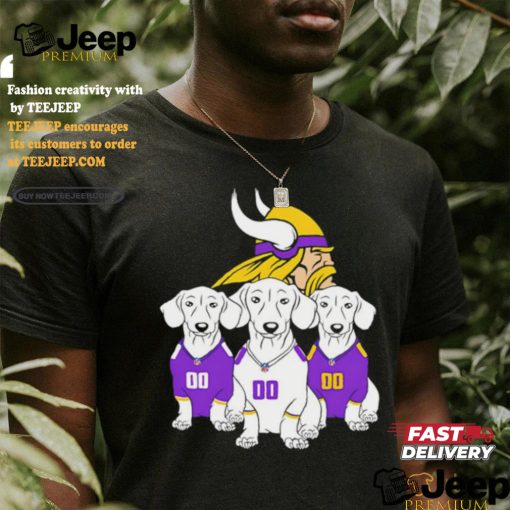 Minnesota Vikings Dachshund Dogs shirt