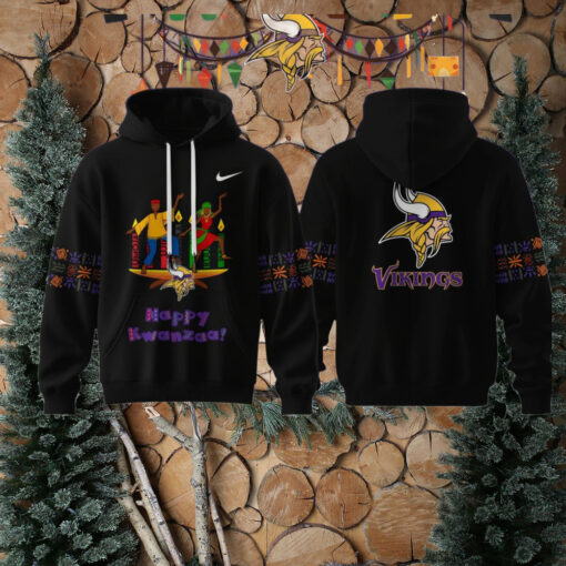 Minnesota Vikings Happy Kwanzaa 2025 Hoodie