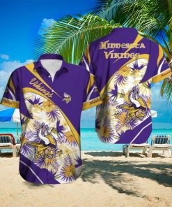 Minnesota Vikings Hawaiian Tracksuit Button Down Shirt Beach Shorts Swim Trunks