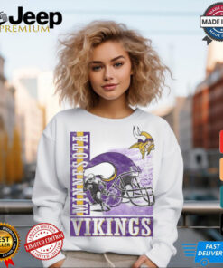 Minnesota Vikings Helmet Dash T Shirt