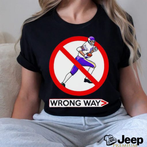 Minnesota Vikings Jim Marshall wrong way shirt