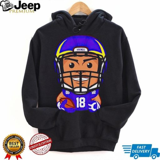 Minnesota Vikings Justin Jefferson Chibi Football shirt