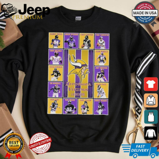 Minnesota Vikings Legends Players Blanket Shirt