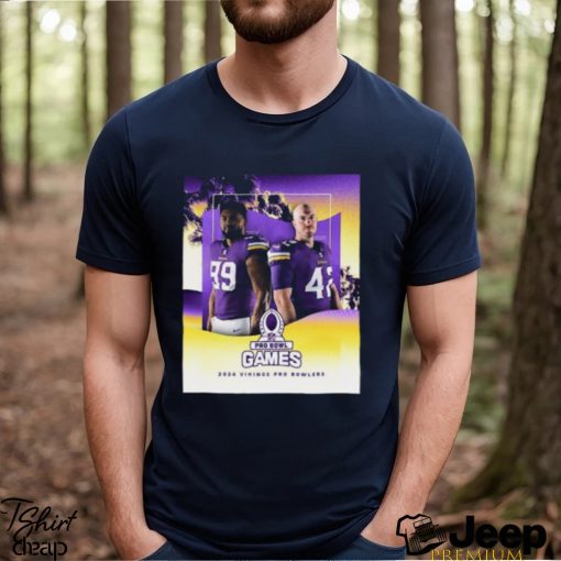 Minnesota Vikings Your 2024 Vikings Pro Bowlers Selections NFL Pro Bowl Games Poster Classic T Shirt