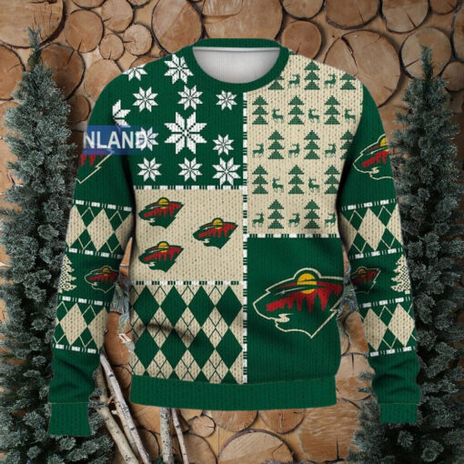 Minnesota Wild Ugly Sweater Christmas, Ice Hockey NHL Sweatshirt