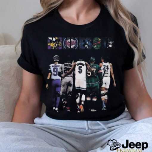 Minnesota vikings minnesota twins minnesota wild timberwolves all legends shirt