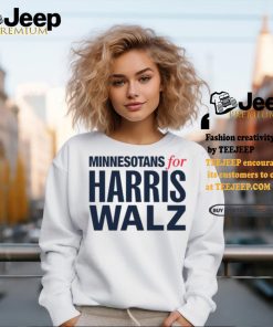 Minnesotans For Harris Walz Ladies Boyfriend Shirt