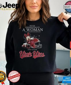 Minnie Mouse x Utah Utes Never Underestimate A Woman Who Understands Football And Loves Shirt