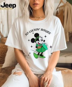 Minnie So Luckin Boujee St Patricks Day shirt