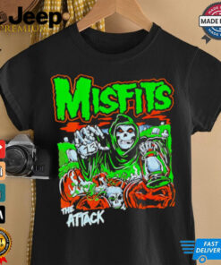 Misfits The Attack graphic shirt featuring bold, iconic artwork from the band's 