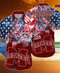 Mississippi State Bulldogs Flower Hawaiian Shirt Best Gift For Men And Women