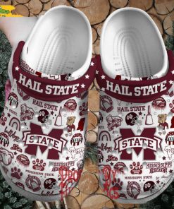 Mississippi State Bulldogs Hail State Crocs Slippers