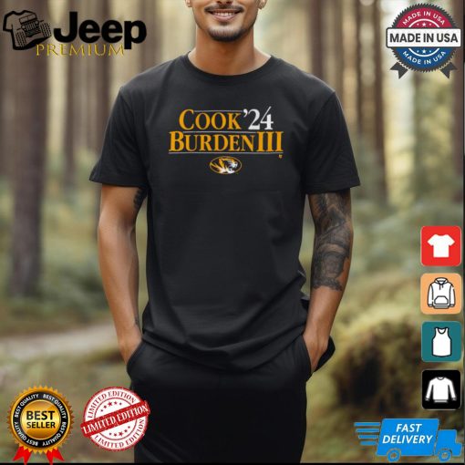 Missouri Football Cook Burden III ’24 t shirt