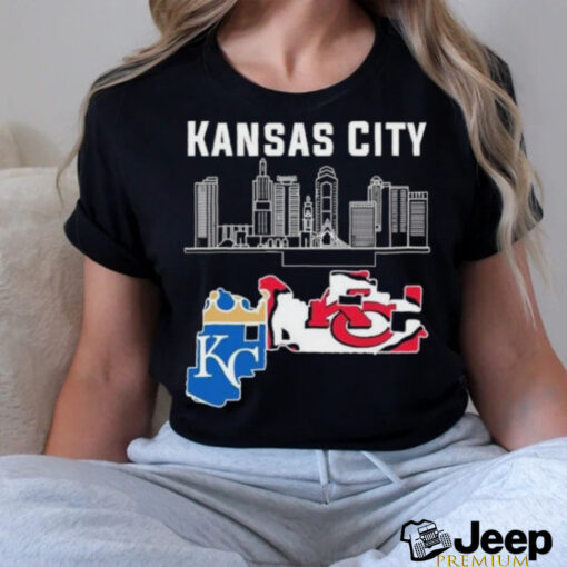 Missouri Skyline Kansas City Chiefs X Kansas City Royals Shirt