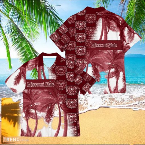 Missouri State Bears Coconut Tree Aloha 3D Hawaiian Shirt For Fans Men And Women Gift