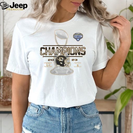 Missouri Tigers Football 2023 Cotton Bowl Champions Score Shirt