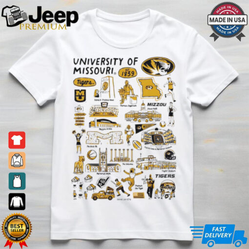 Missouri Tigers Vive La Fete Impressions Artwork shirt