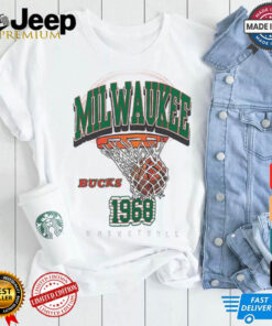 Mitchell & Ness HWC '68 Logo Swagger Milwaukee Bucks T Shirt