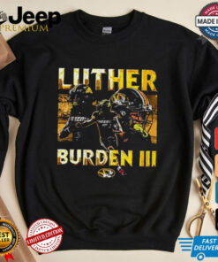 Mizzou Tigers 2024 Luther Burden III picture collage shirt