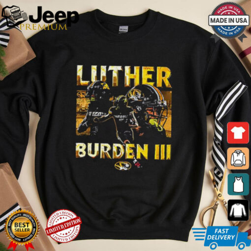 Mizzou Tigers 2024 Luther Burden III picture collage shirt