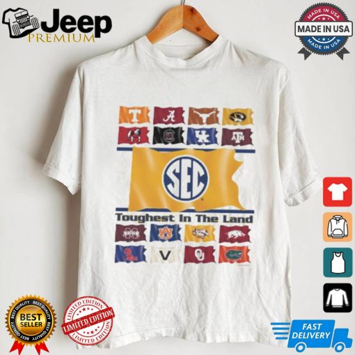 Mizzou Tigers Sec Conference Flags Toughest In The Land T shirt