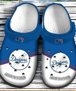 Mlb Los Angeles Dodgers White Blue Crocs