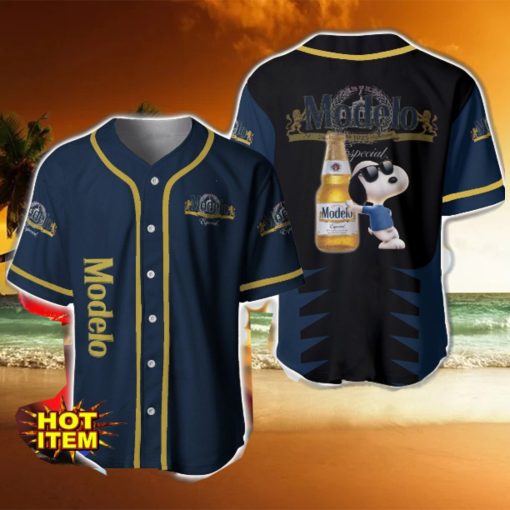 Modelo Snoopy Baseball Jersey Shirt For Snoopy Lovers Gift Ideas