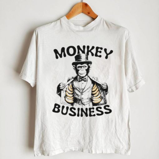 Monkey business banana shirt