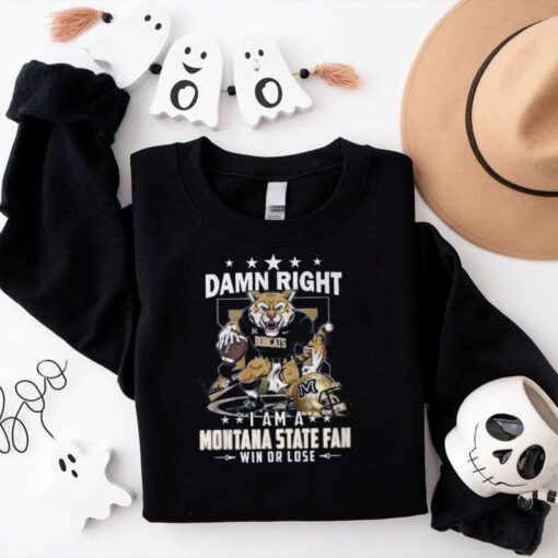 Montana State Bobcats Fan Win or Lose T Shirt