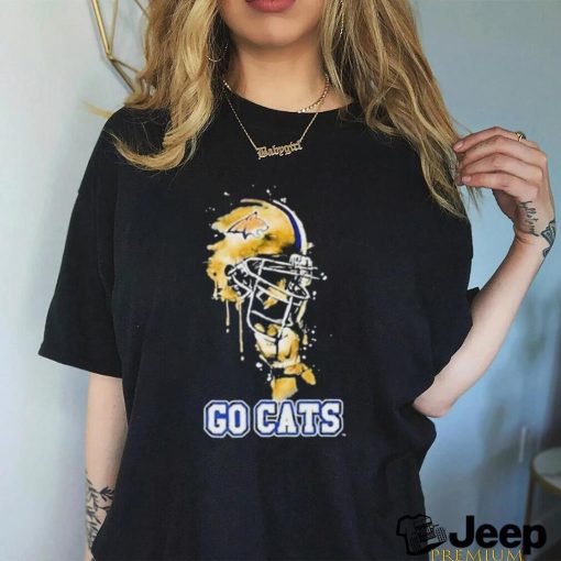 Montana State Bobcats Go Cats Rising Helmet Shirt