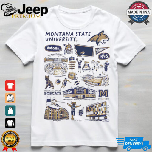 Montana State Bobcats Vive La Fete Impressions Artwork shirt