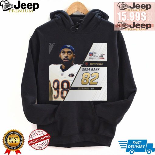 Montez Sweat Rank 82 The NFL Top 100 Player Of 2024 T Shirt