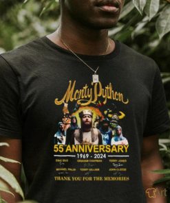 Monty Python 55th Anniversary 1969 2024 Thank You For The Memories T Shirt