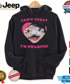 Moo Deng Can’t Today I’m Swamped Shirt