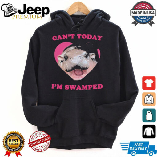 Moo Deng Can’t Today I’m Swamped Shirt