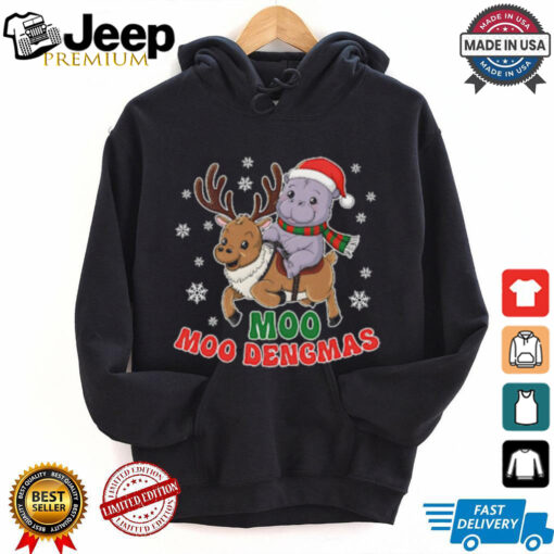 Moo Moo Dengmas Funny Christmas Crewneck shirt