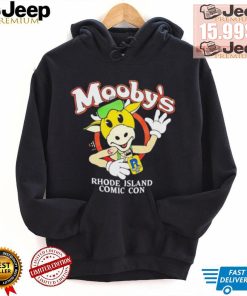 Mooby’s Rhode Island comic con shirt