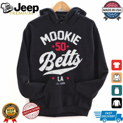 Mookie Betts #50 Los Angeles Dodgers T shirts