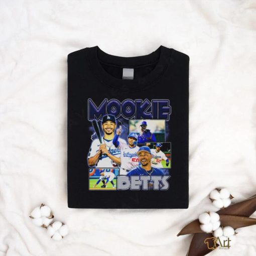 Mookie Betts Bomber Los Angeles Dodgers Baseball Sportwear T Shirt