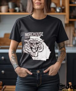 Morehouse College Maroon Tigers State Shape T Shirt