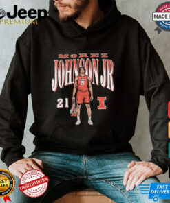 Morez Johnson Jr. No. 21 Illinois Fighting Illini Basketball shirt